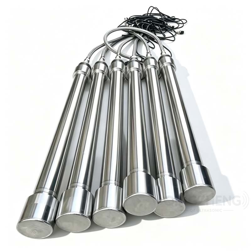 Custom Immersible Ultrasonic Rod Transducer | Custom Industrial Ultrasonic Vibration Rod