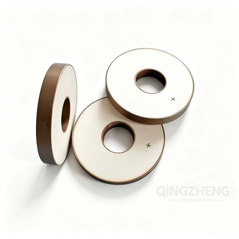 PZT-4 PZT-8 Ring Piezoelectric Ceramic Disc For Ultrasonic Cleaning Atomizer Transducer - Image 2