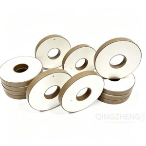 PZT-4 PZT-8 Ring Piezoelectric Ceramic Disc For Ultrasonic Cleaning Atomizer Transducer