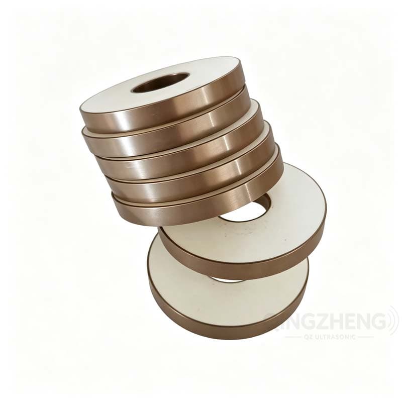 PZT-4 PZT-8 Ring Piezoelectric Ceramic Disc For Ultrasonic Cleaning Atomizer Transducer - Image 4